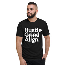 Load image into Gallery viewer, Hustle Grind Align Unisex Anvil 980 T-Shirt inspired by Q-Tip the Abstract