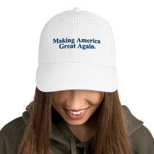 Load image into Gallery viewer, Making America Great Again UNISEX TeeAllAboutIt x Champion Dad Cap
