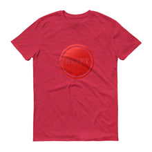 Load image into Gallery viewer, Reset Button (transparent) short-sleeve t-shirt