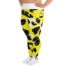 Load image into Gallery viewer, Ani-Star All-Over Print Plus Size Leggings