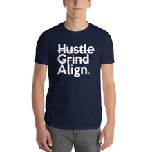 Load image into Gallery viewer, Hustle Grind Align Unisex Anvil 980 T-Shirt inspired by Q-Tip the Abstract