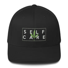 Load image into Gallery viewer, " Self Care " ( cannabis / white ) Structured Twill Cap