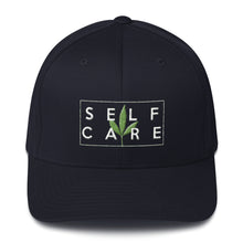 Load image into Gallery viewer, " Self Care " ( cannabis / white ) Structured Twill Cap