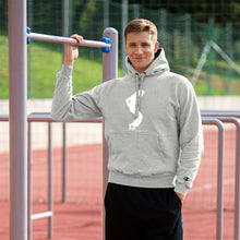 Load image into Gallery viewer, Michael Jackson White Silhouette No Crown front crown on back Champion™ Hoodie