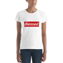 Load image into Gallery viewer, " Blessed" Women's short sleeve tee