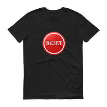 Load image into Gallery viewer, Reset Button (white) Anvil 980 unisex short-sleeve t-shirt