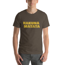 Load image into Gallery viewer, " Hakuna Matata " (Lion King inspired) short-sleeve unisex tee