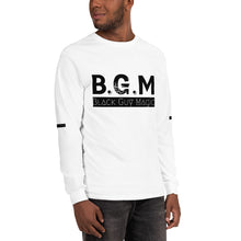 Load image into Gallery viewer, B.G.M Black Guy Magic Men’s Long Sleeve Shirt