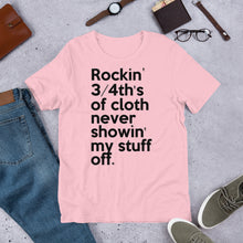 Load image into Gallery viewer, Method Man & Mary J Blige inspired "Rockin' 3/4th's Of Cloth Never Showin My Stuff Off" Unisex T-Shirt