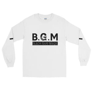 B.G.M Black Guy Magic Men’s Long Sleeve Shirt