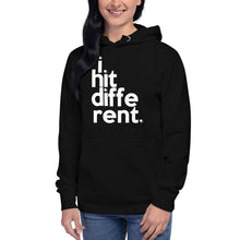 Load image into Gallery viewer, "I Hit Different" Unisex Hoodie
