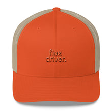 Load image into Gallery viewer, Amazon Flex Driver Doordash Door Dash Dashers Dasher Post Mates Postmates Shipt Shipped Grubhub Grub Hub UberEats Uber Eats Deliv Black Baseball Cap trucker cap 3D Embroidered Logo