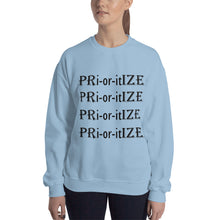 Load image into Gallery viewer, PRioritIZE UNISEX Sweatshirt