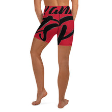 Load image into Gallery viewer, "PANTS FOR WHAT" (red) women's Yoga/Biker Shorts