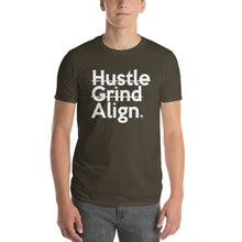 Load image into Gallery viewer, Hustle Grind Align Unisex Anvil 980 T-Shirt inspired by Q-Tip the Abstract