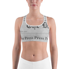 Load image into Gallery viewer, &quot;Press Press Press Press Press&quot; Cardi B inspired Sports bra