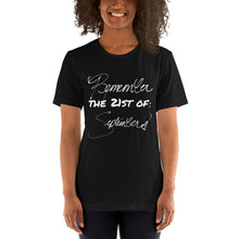 Load image into Gallery viewer, Remember the 21st of September |  Earth Wind and Fire inspired  Short-Sleeve Unisex T-Shirt