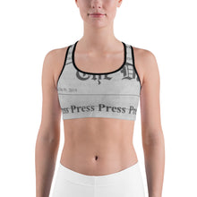 Load image into Gallery viewer, "Press Press Press Press Press" Cardi B inspired Sports bra