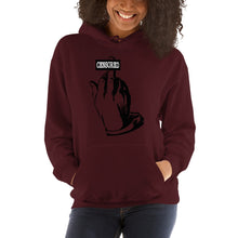 Load image into Gallery viewer, Middle finger (censored) Hooded Sweatshirt