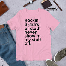 Load image into Gallery viewer, Method Man & Mary J Blige inspired "Rockin' 3/4th's Of Cloth Never Showin My Stuff Off" Unisex T-Shirt