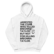 Load image into Gallery viewer, Post Breonna Taylor Grand Jury Decision Unisex pullover hoodie (small cuffs)