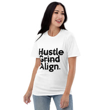 Load image into Gallery viewer, Hustle Grind Align Unisex Anvil 980 T-Shirt  inspired by Q-Tip the Abstract