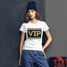 Load image into Gallery viewer, " VIP " (film strip) Women's short sleeve tee