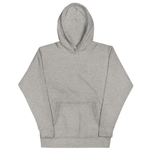 Load image into Gallery viewer, B.G.M Black Girl Magic (embroidered/grey) Unisex Hoodie