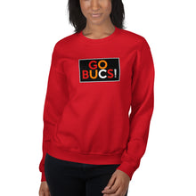 Load image into Gallery viewer, #GoBucs Super Bowl 55 Champs Tampa Bay Buccaneer Unisex Sweatshirt Unisex Sweatshirt (black)
