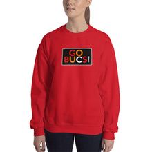Load image into Gallery viewer, #GoBucs Super Bowl 55 Champs Tampa Bay Buccaneer Unisex Sweatshirt Unisex Sweatshirt (black)