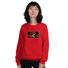 Load image into Gallery viewer, #GoBucs Super Bowl 55 Champs Tampa Bay Buccaneer Unisex Sweatshirt Unisex Sweatshirt (black)