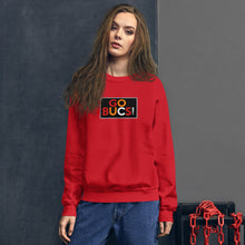Load image into Gallery viewer, #GoBucs Super Bowl 55 Champs Tampa Bay Buccaneer Unisex Sweatshirt Unisex Sweatshirt (black)