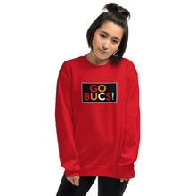 Load image into Gallery viewer, #GoBucs Super Bowl 55 Champs Tampa Bay Buccaneer Unisex Sweatshirt Unisex Sweatshirt (black)