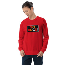 Load image into Gallery viewer, #GoBucs Super Bowl 55 Champs Tampa Bay Buccaneer Unisex Sweatshirt Unisex Sweatshirt (black)