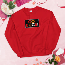 Load image into Gallery viewer, #GoBucs Super Bowl 55 Champs Tampa Bay Buccaneer Unisex Sweatshirt Unisex Sweatshirt (black)