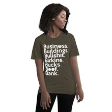 Load image into Gallery viewer, Business Over Bullsh*t (Unisex Anvil 980) Short-Sleeve T-Shirt