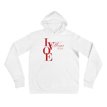 Load image into Gallery viewer, LV Wear Red Label LOVE Unisex hoodie