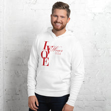 Load image into Gallery viewer, LV Wear Red Label LOVE Unisex hoodie