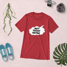 Load image into Gallery viewer, Thought Bubble "Not Today Satan" Unisex Short sleeve t-shirt