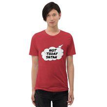 Load image into Gallery viewer, Thought Bubble "Not Today Satan" Unisex Short sleeve t-shirt