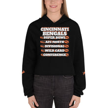 Load image into Gallery viewer, CINCINNATI BENGALS Championship Crop Hoodie