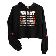 Load image into Gallery viewer, CINCINNATI BENGALS Championship Crop Hoodie