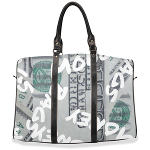 " Money Bags " travel / hand / carry on bag (w/removable shoulder strap)