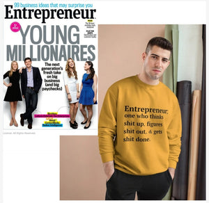 Entrepreneur Magazine inspired Champion x TeeAllAboutIt Sweatshirt