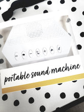 Load image into Gallery viewer, 4-Sound Option Portable Sound Machine