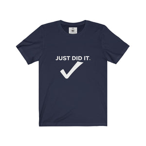 "Just Did It" Nike Inspired Unisex Jersey Short Sleeve Tee