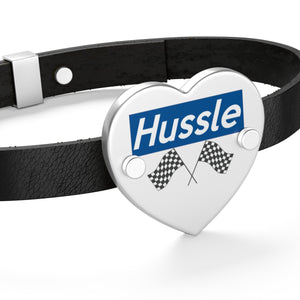 Hussle (To Be Continued) 🌠 Leather/silver Bracelet