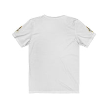 Load image into Gallery viewer, Rockstar &quot; Jazz Personality G Mentality Peace to Soul Train &quot; Unisex Jersey Short Sleeve White Tee