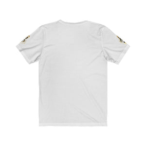Rockstar " Jazz Personality G Mentality Peace to Soul Train " Unisex Jersey Short Sleeve White Tee