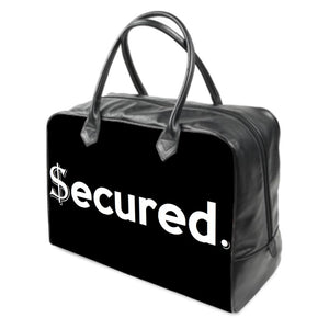 "Secured" LEATHER Carry on Travel / Gym / Handbag
